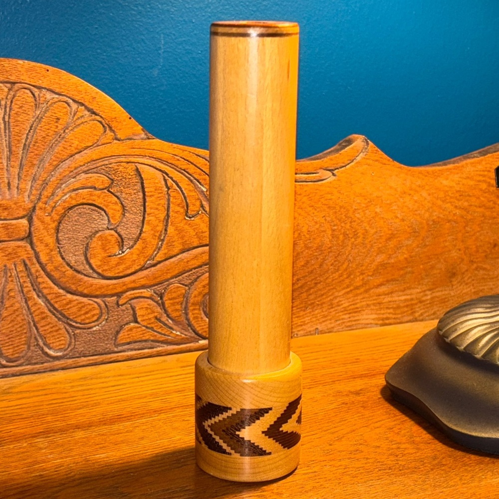 Kaleidoscope Handcrafted with Wood Inlay